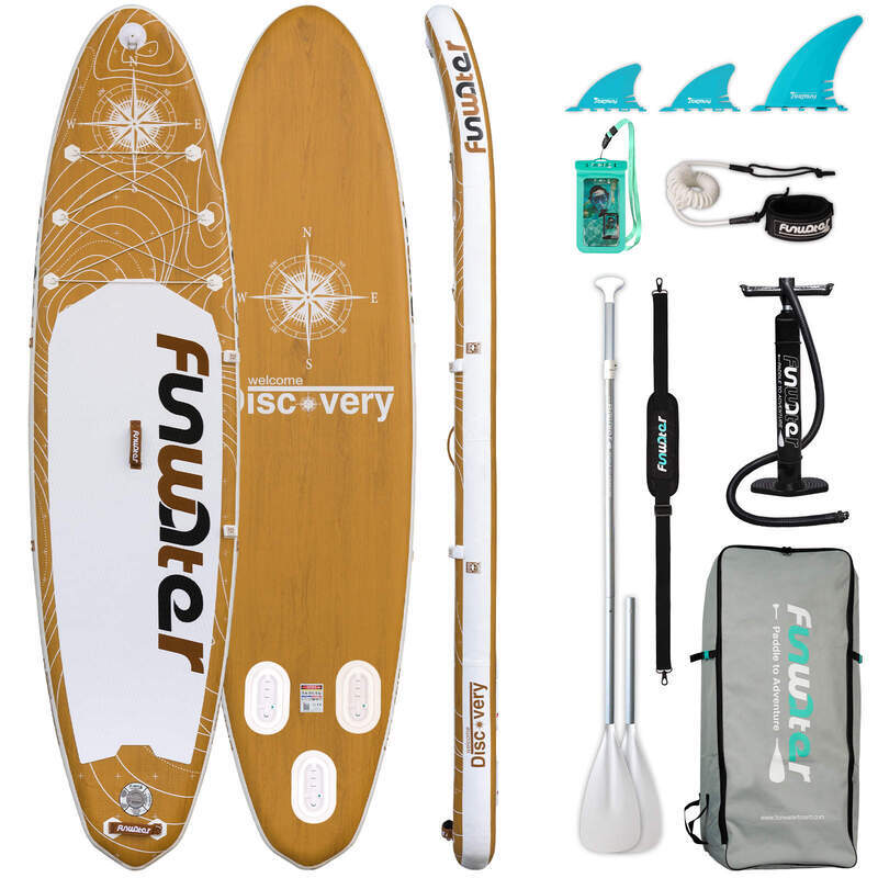 FunWater nafukovací paddleboard GOLD DISCOVERY